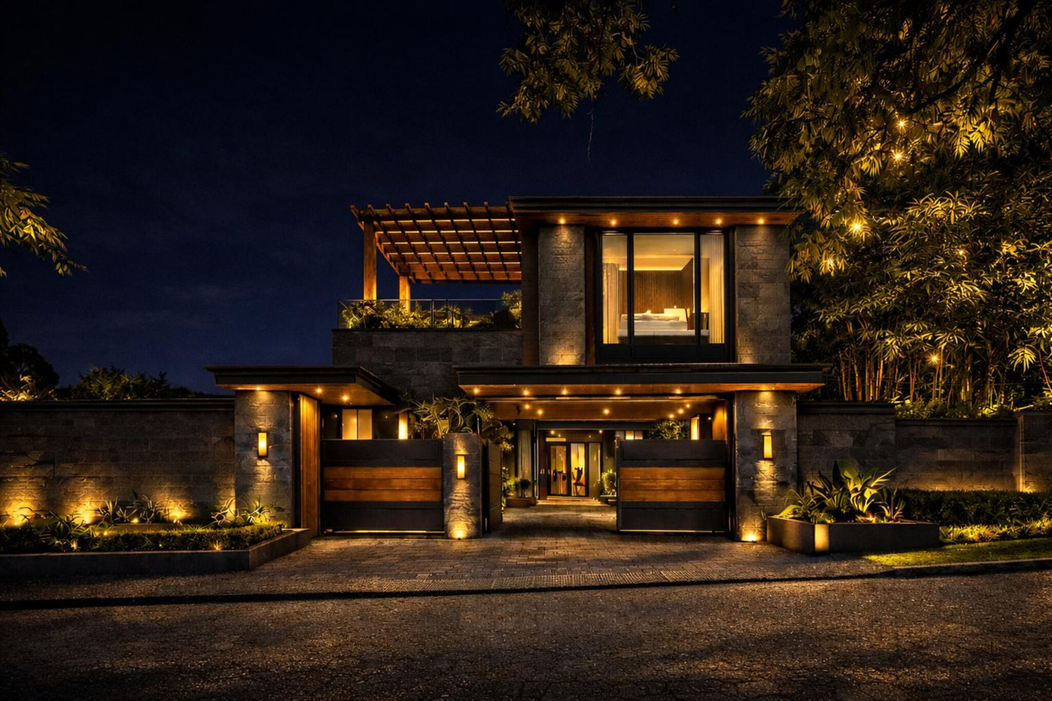 Diseño de fachada residencial